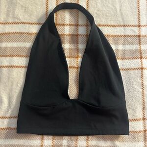 Black Halter Top